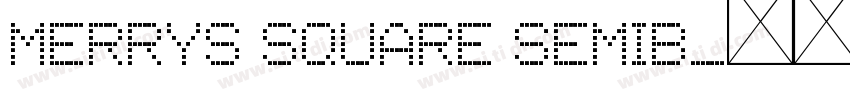 MERRYS Square Semib字体转换